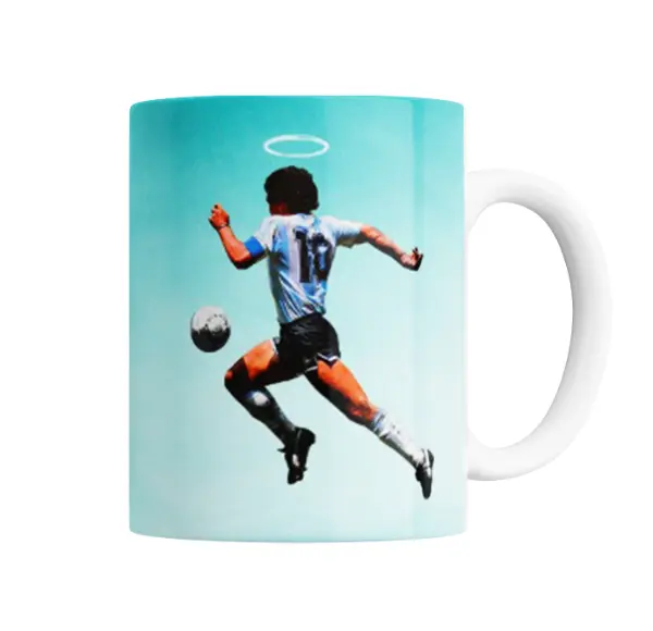 Taza de Cerámica Maradona Gol con Halo