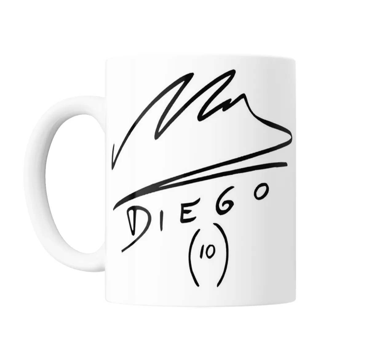 Taza de Cerámica Diego Maradona Firma (10) - vista 2