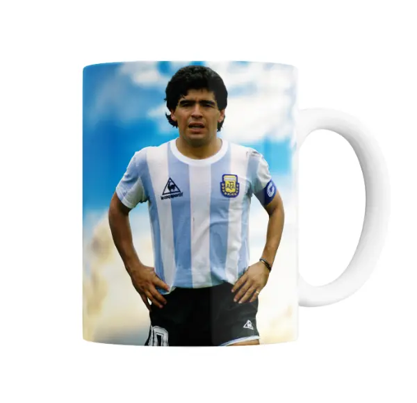 Taza de Cerámica Maradona Selección Argentina Capitán