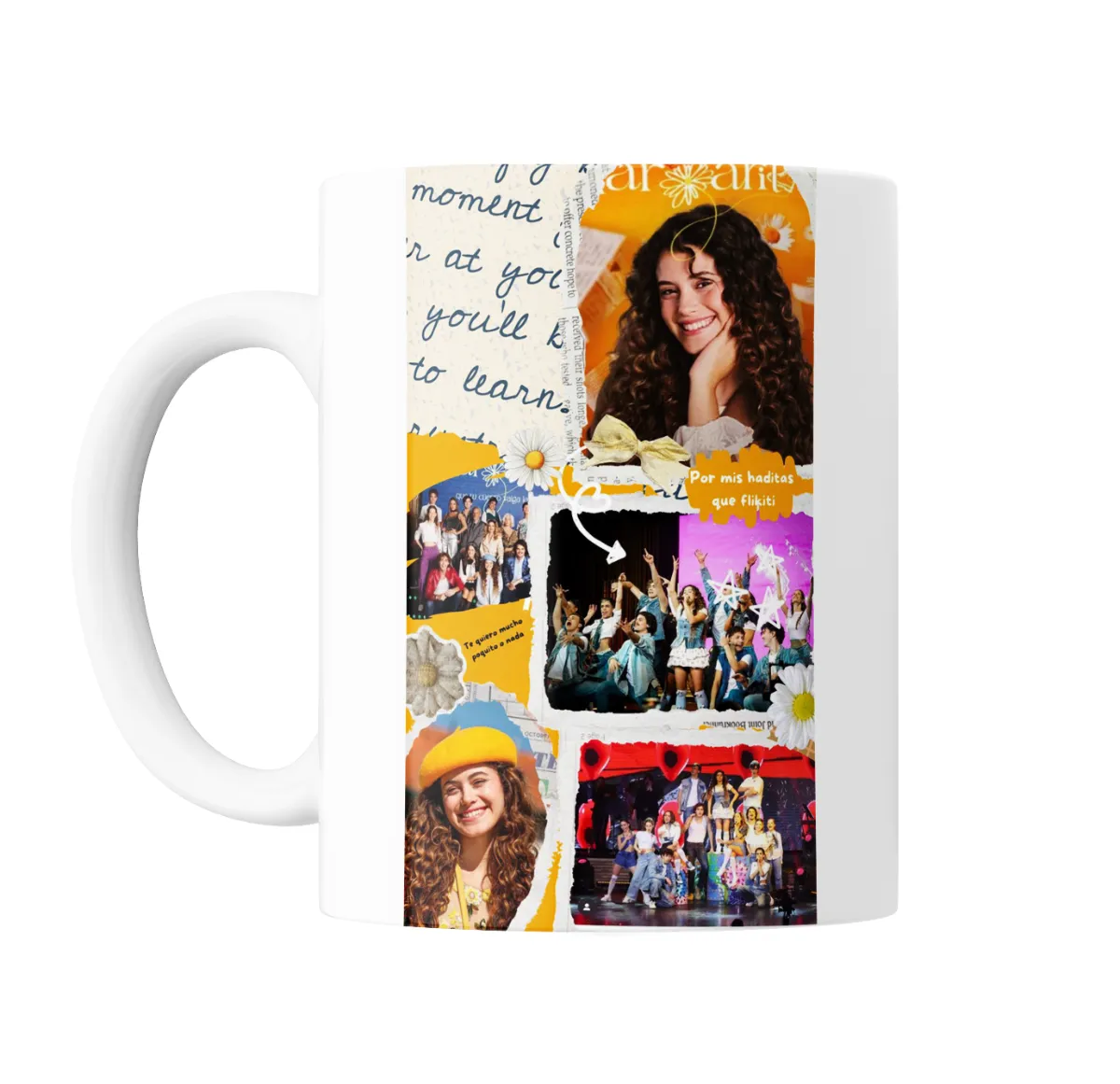 Taza de Cerámica Margarita Serie Collage Elenco - vista 2