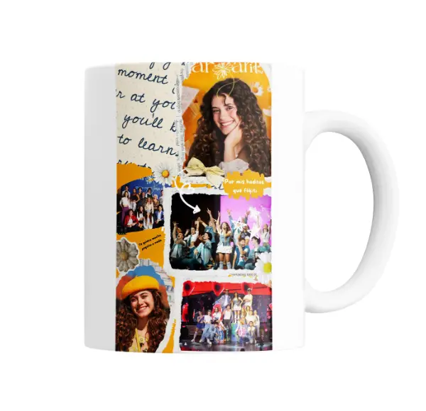Taza de Cerámica Margarita Serie Collage Elenco