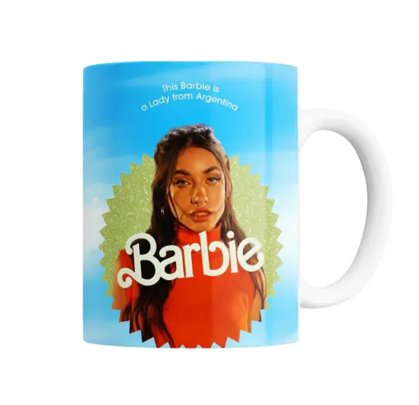Taza de Cerámica Maria Becerra Barbie Lady from Argentina