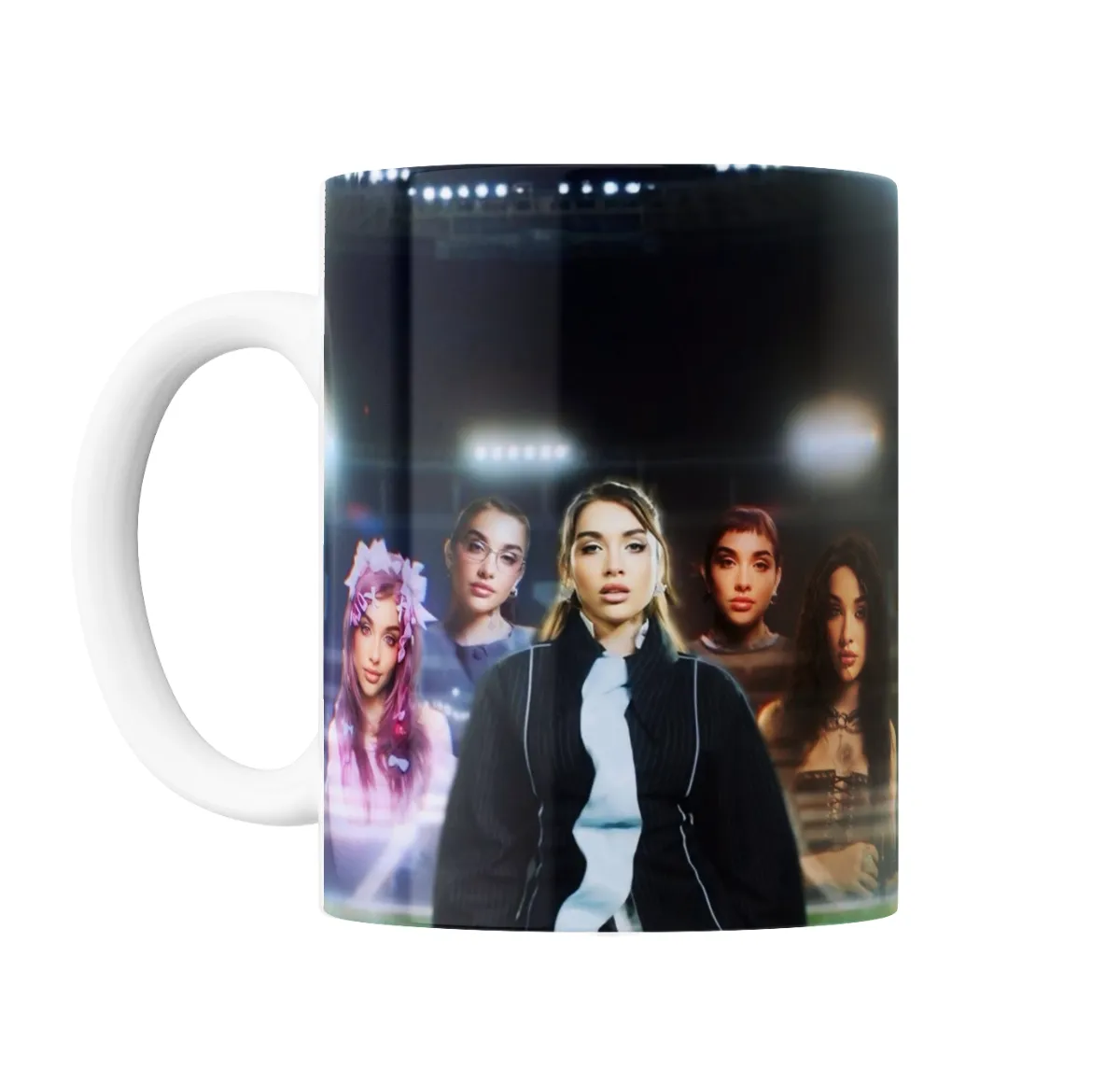 Taza de Cerámica Maria Becerra Collage Cinco Looks - vista 2