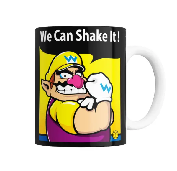 Taza de Cerámica Mario Bros Wario We Can Shake It