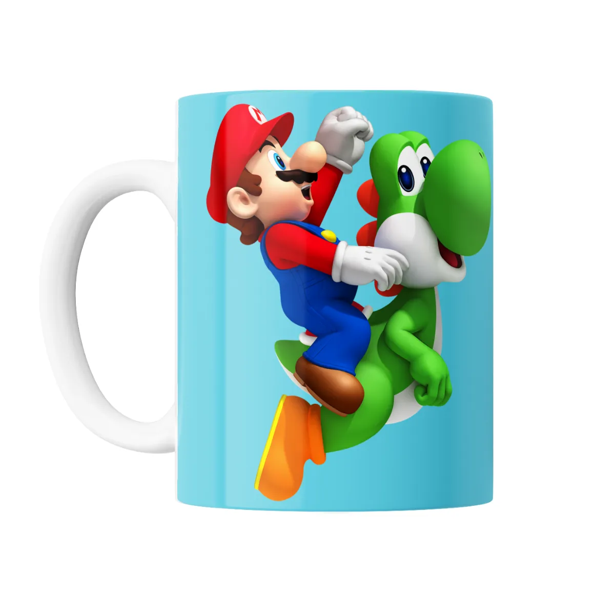 Taza de Cerámica Super Mario Bros Mario y Yoshi - vista 2