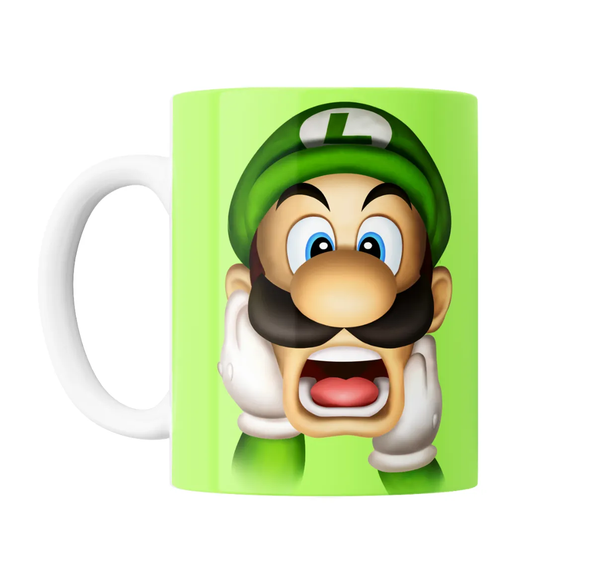 Taza de Cerámica Mario Bros Luifi Gritando - vista 2