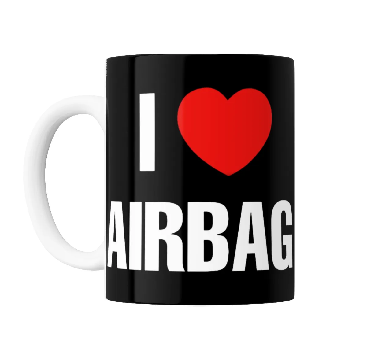 Taza de Cerámica Airbag I Love Corazón - vista 2