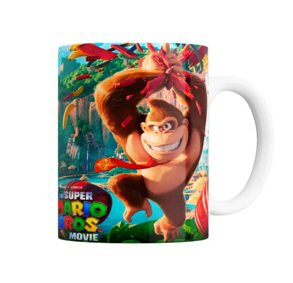 Taza de Cerámica Mario Bros Donkey Kong Película
