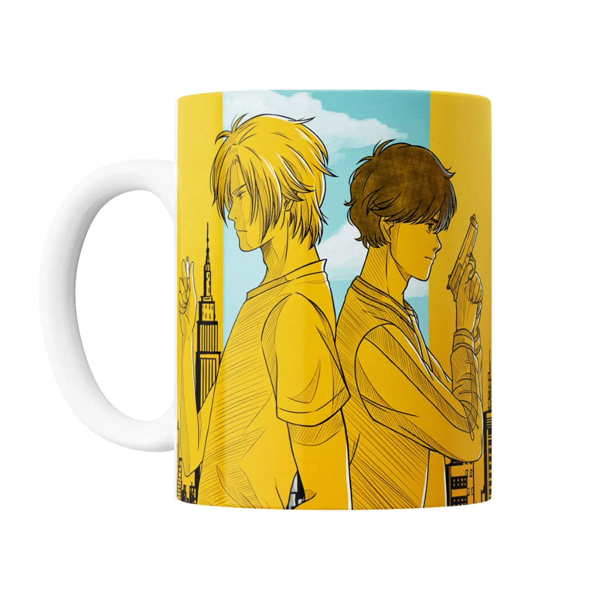 Taza de Cerámica Banana Fish Ash y Eiji - vista 2