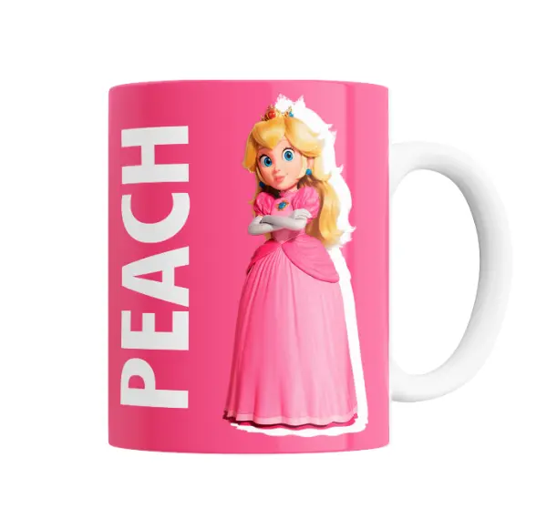 Taza de Cerámica Super Mario Bros Princesa Peach