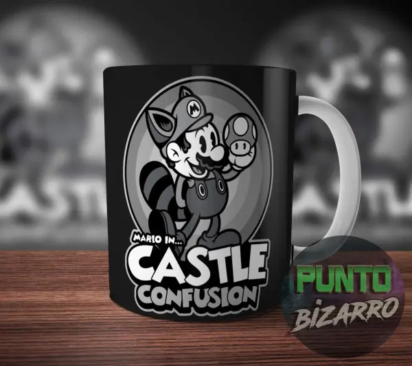 Taza de Cerámica Marios Bros Mario in Castle Confusion