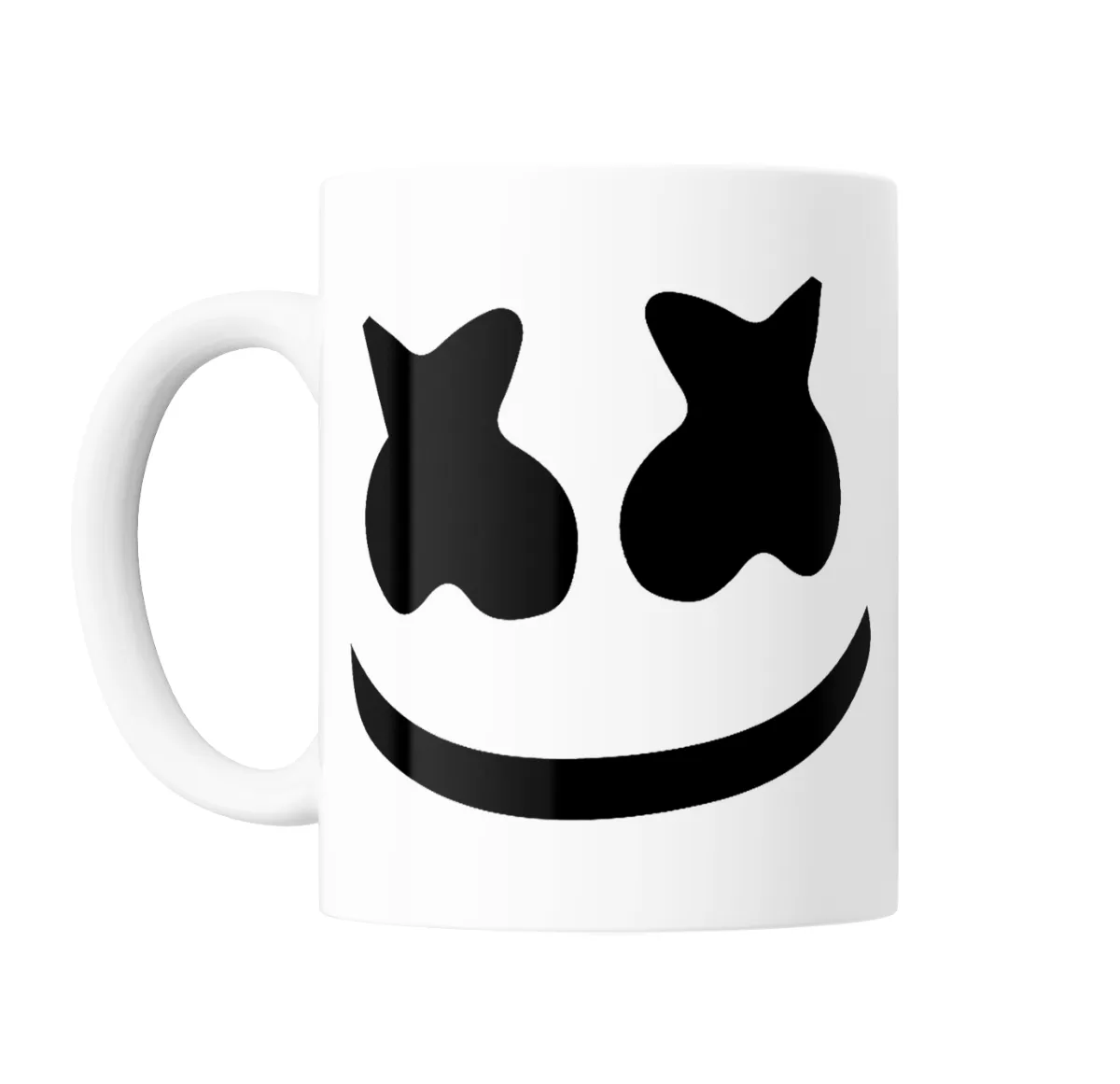 Taza de Cerámica Marshmello Mascara Sonriente - vista 2