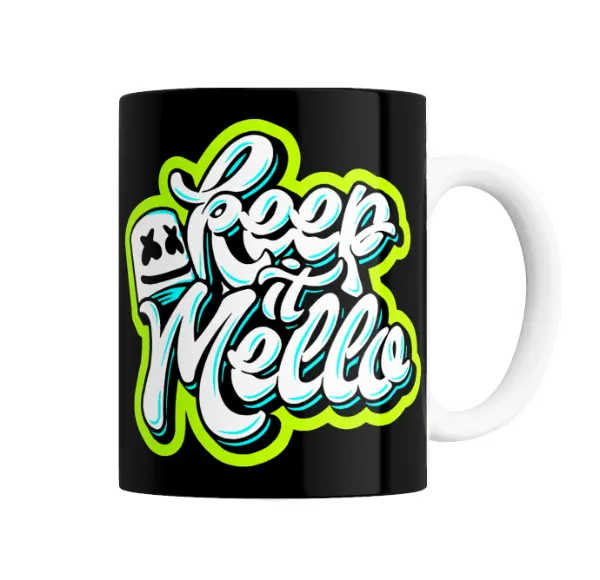 Taza de Cerámica Marshmello Look At Mello