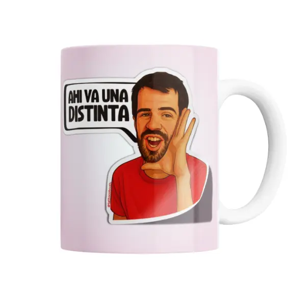 Taza de Cerámica Martin Cirio Ahi Va Una Distinta