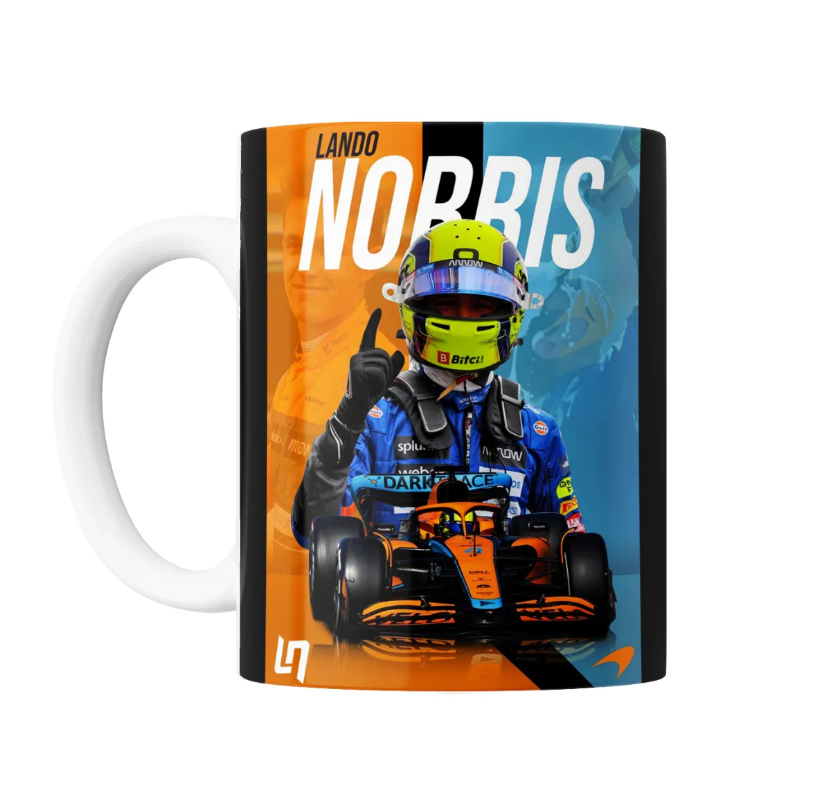 Taza de Cerámica McLaren Lando Norris Fórmula 1 - vista 2