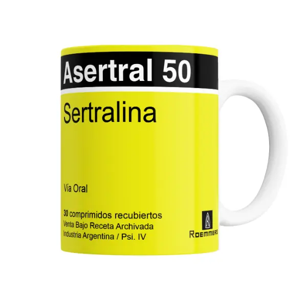 Taza de Cerámica Asertral 50 Sertralina