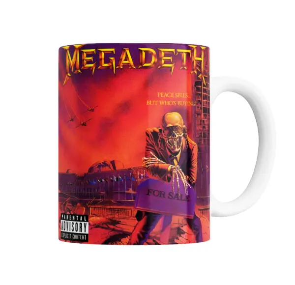 Taza de Cerámica Megadeth Peace Sells But Who's Buying