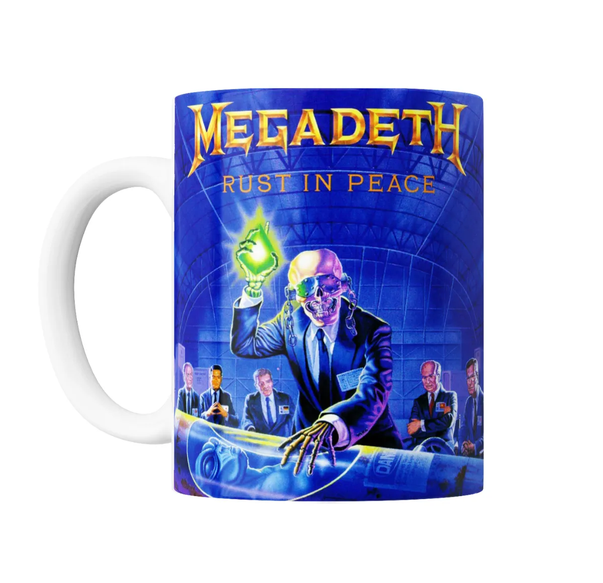 Taza de Cerámica Megadeth Rust in Peace Esqueleto - vista 2