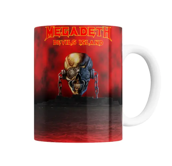 Taza de Cerámica Megadeth Devils Island