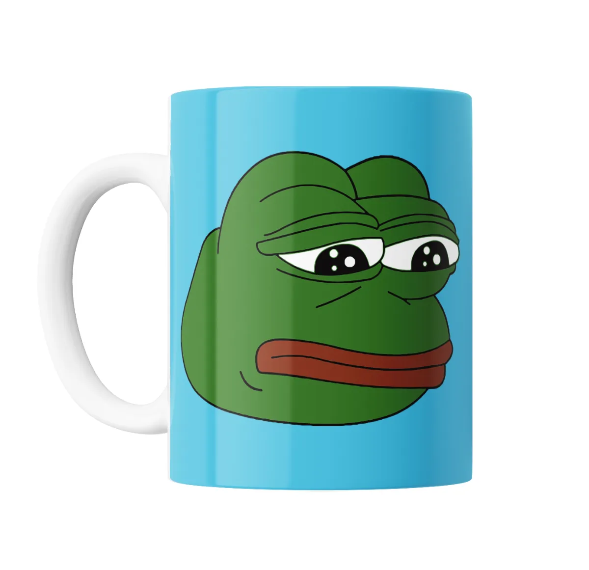 Taza de Cerámica Sad Pepe Meme - vista 2
