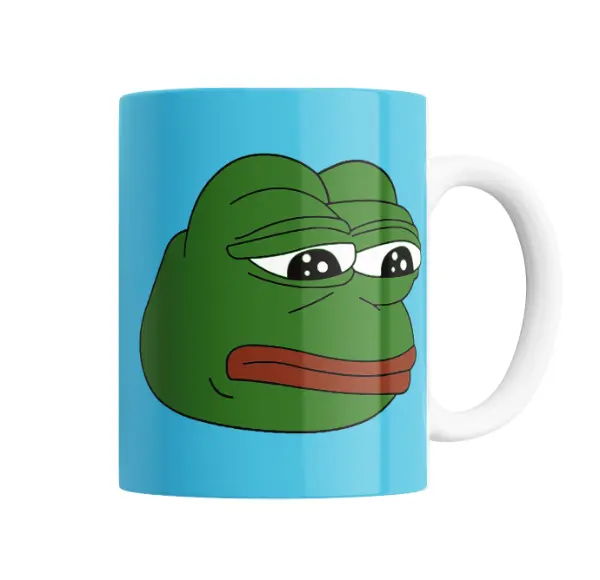 Taza de Cerámica Sad Pepe Meme