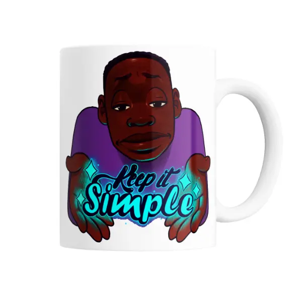 Taza de Cerámica Keep it Simple Meme