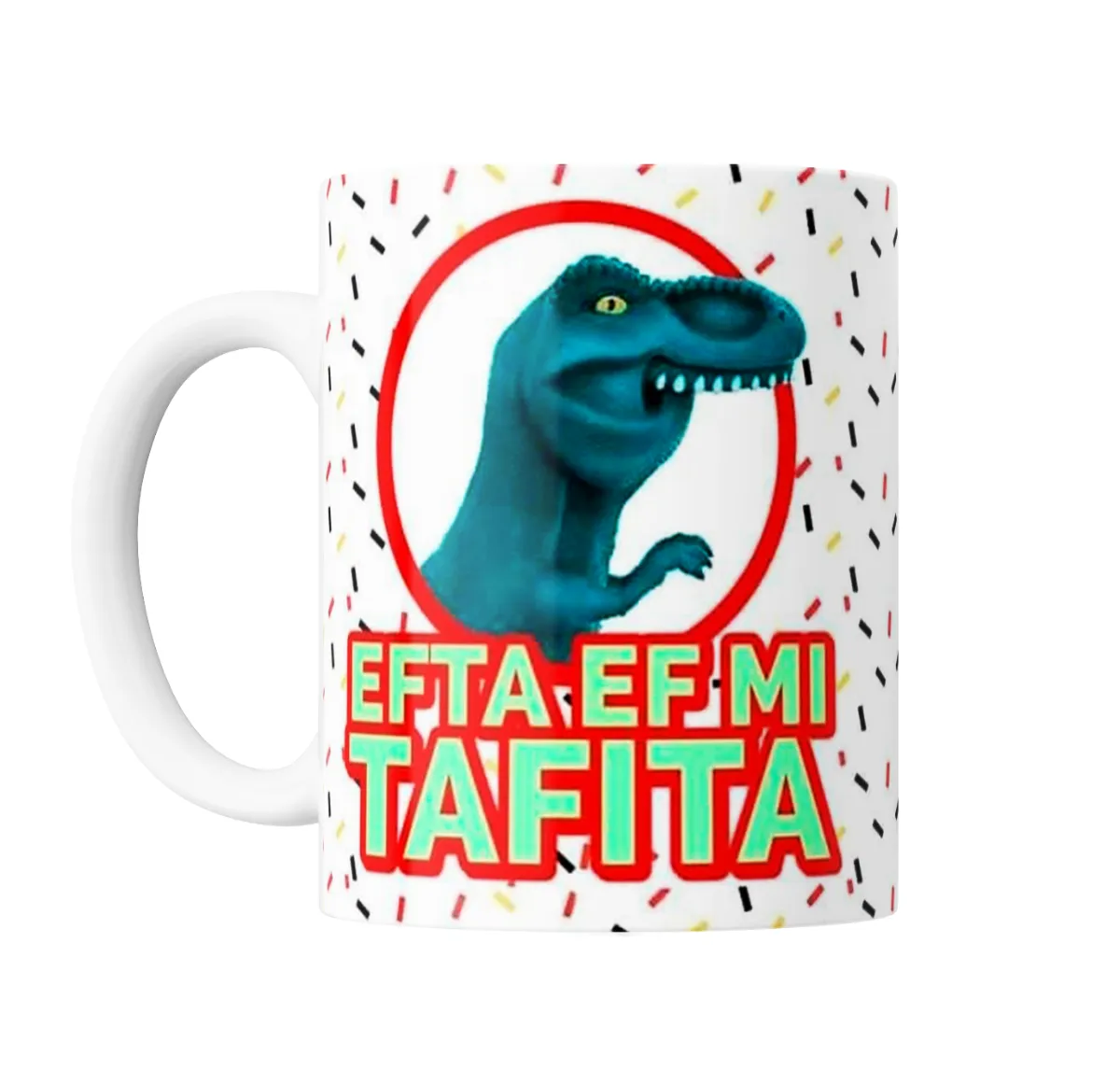 Taza de Cerámica Efta Efmi Tafita Dinosaurio - vista 2