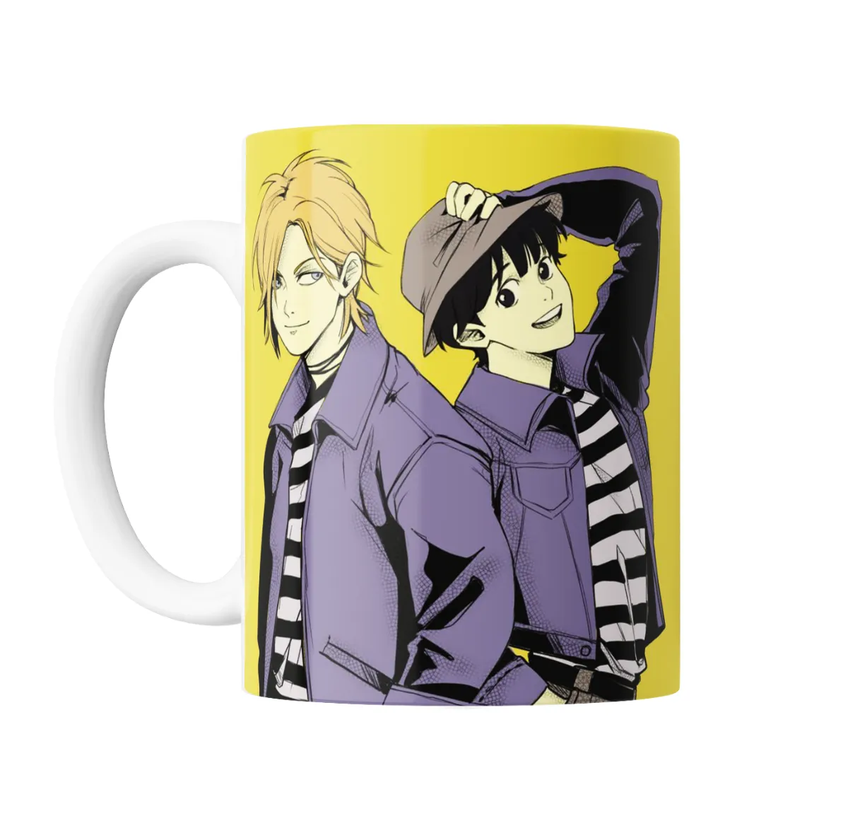 Taza de Cerámica Banana Fish Ash Lynx y Eiji - vista 2