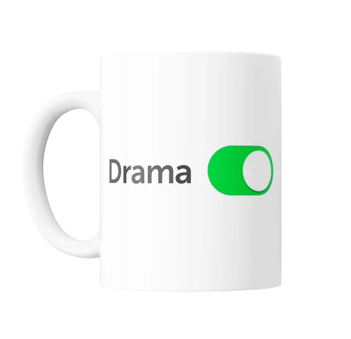 Taza de Cerámica Drama On Meme - vista 2