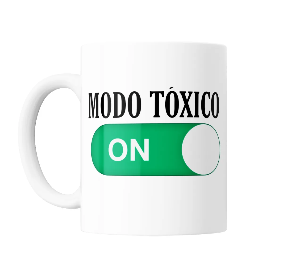 Taza de Cerámica Modo Tóxico ON - vista 2
