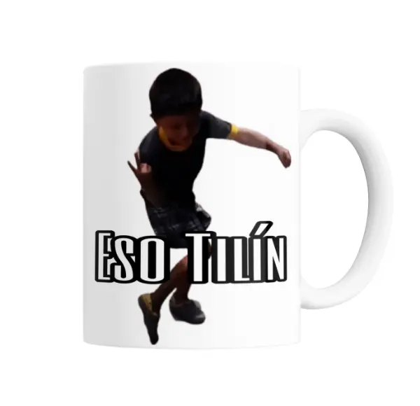 Taza de Cerámica Meme Eso Tilín