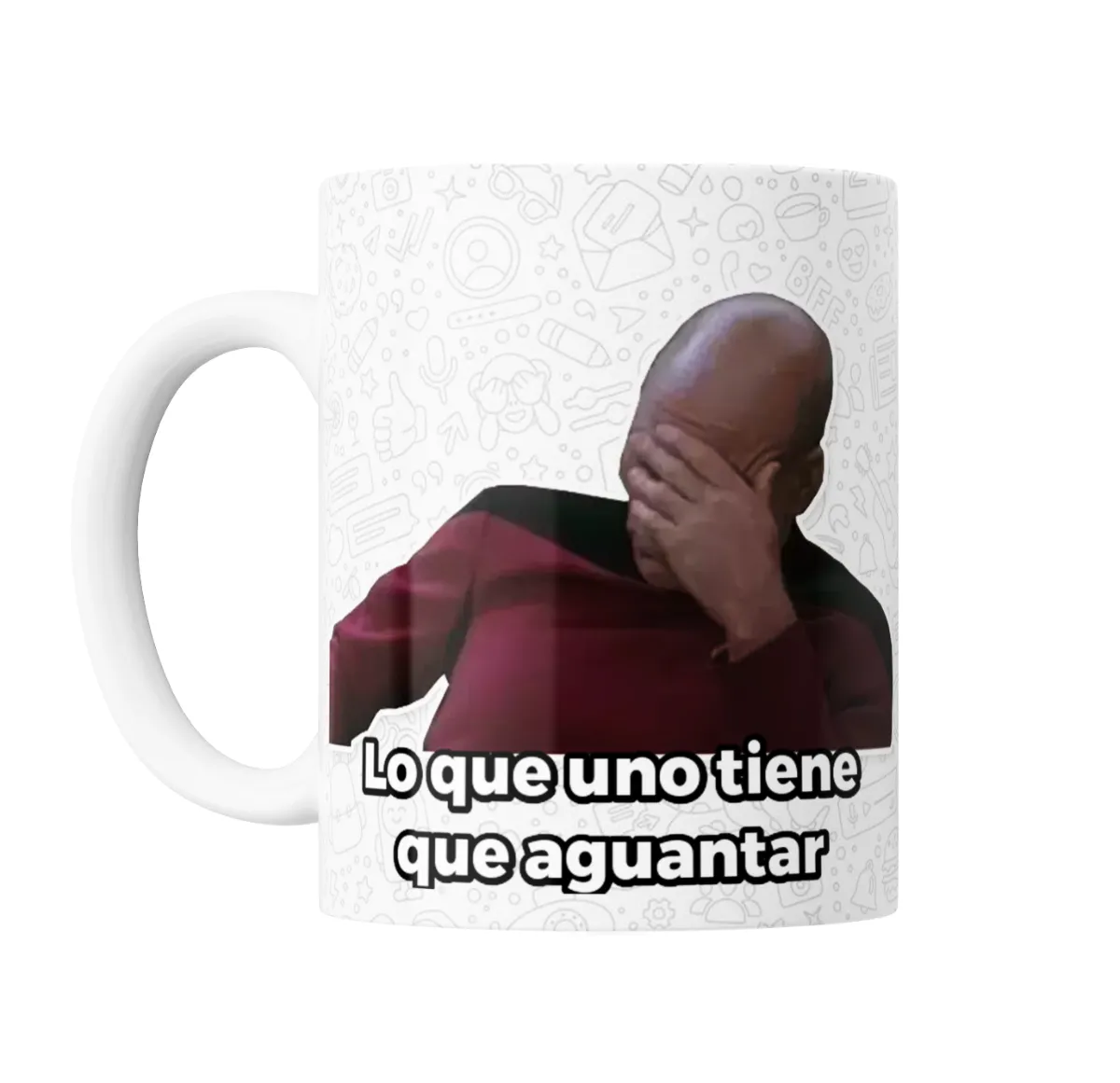 Taza de Cerámica Star Trek Picard Lo que uno tiene que aguantar - vista 2