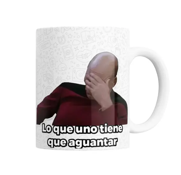 Taza de Cerámica Star Trek Picard Lo que uno tiene que aguantar