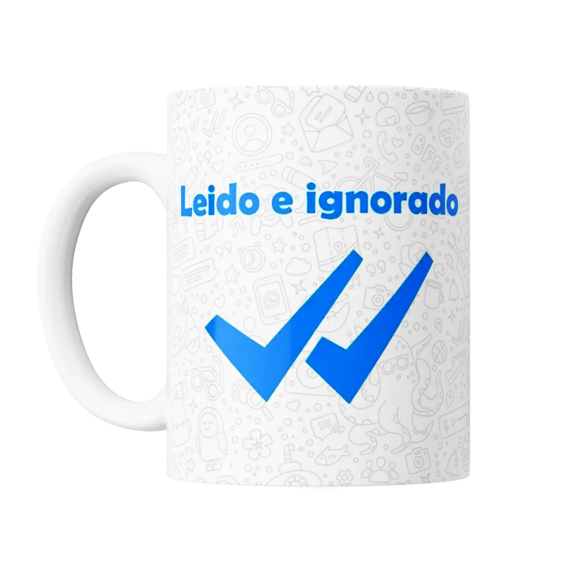 Taza de Cerámica Leido e ignorado - vista 2