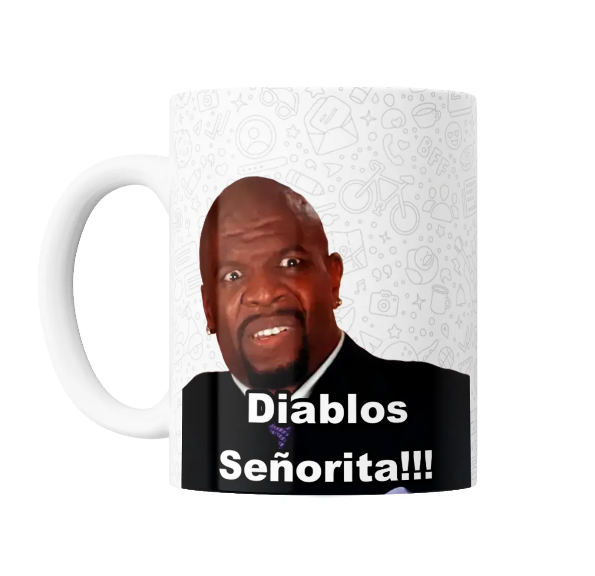 Taza de Cerámica Meme Diablos Señorita - vista 2