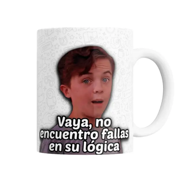 Taza de Cerámica Meme Vaya, no encuentro fallas en su lógica