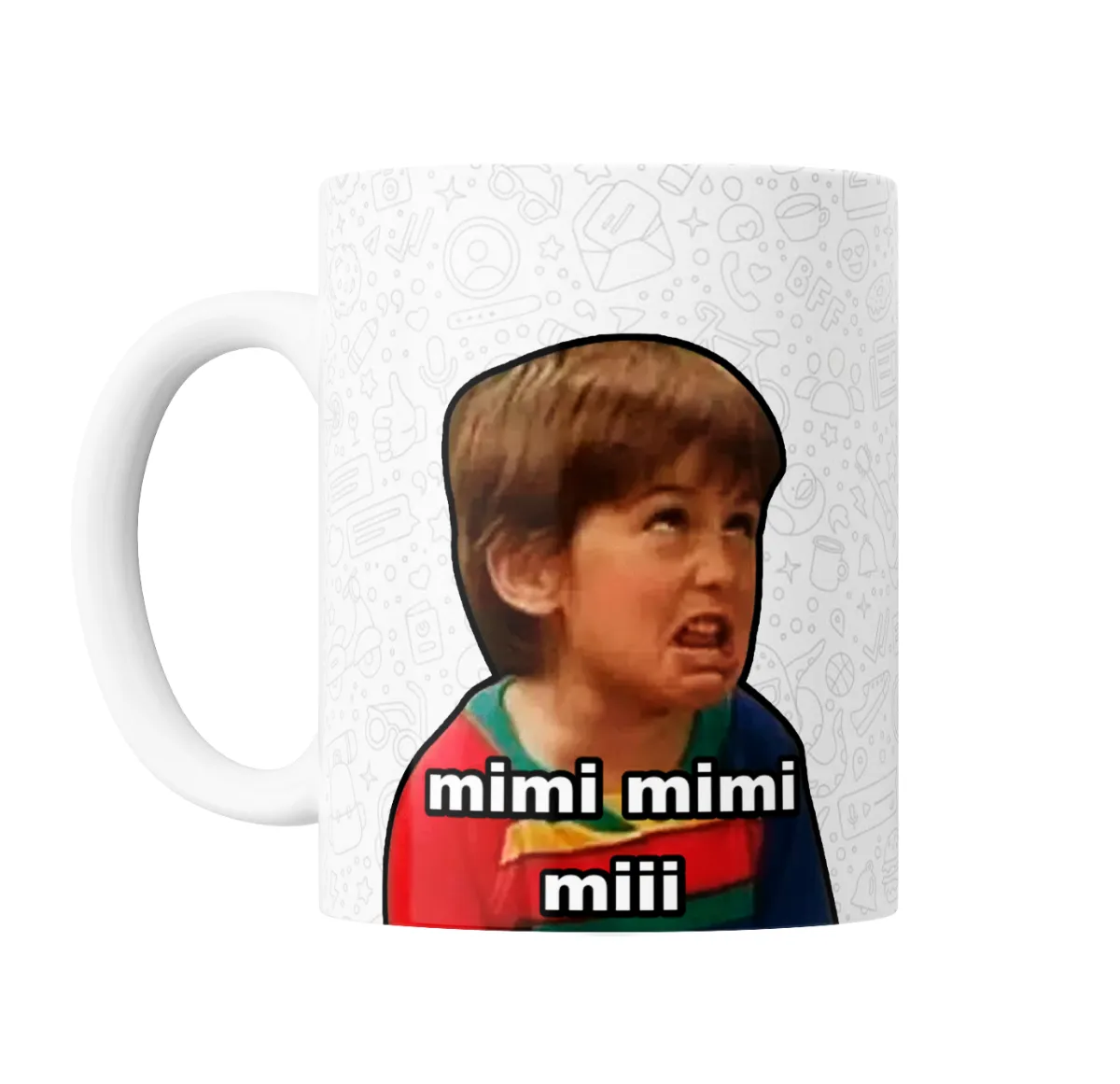 Taza de Cerámica Meme Mimi Mimi Miii Niño Berrinche - vista 2