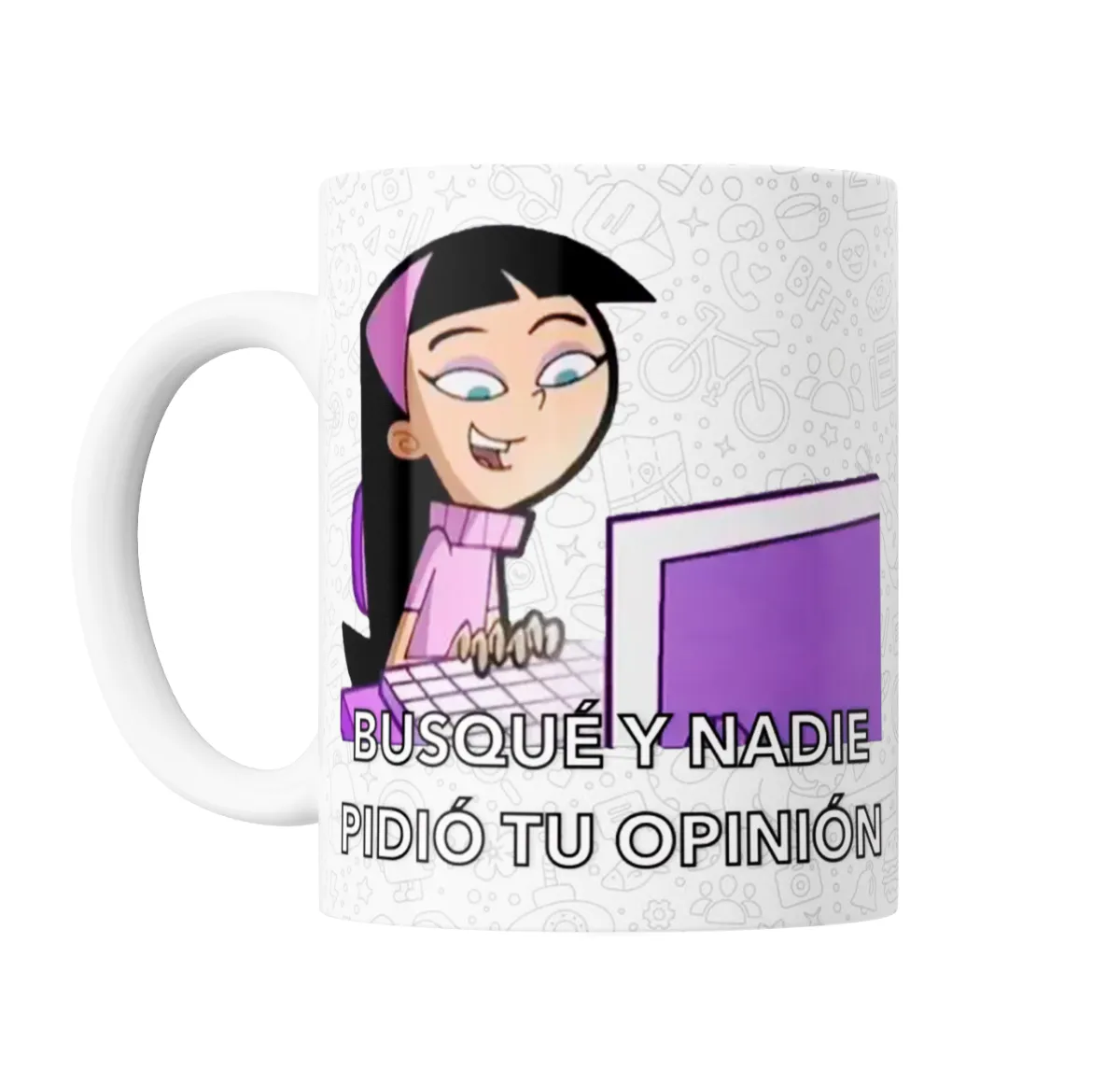 Taza de Cerámica Los Padrinos Mágicos Trixie Busqué y Nadie Pidió Tu Opinión - vista 2