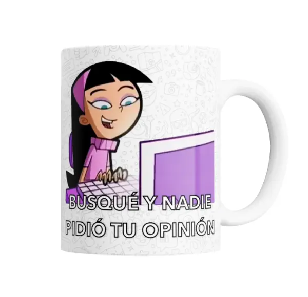 Taza de Cerámica Los Padrinos Mágicos Trixie Busqué y Nadie Pidió Tu Opinión