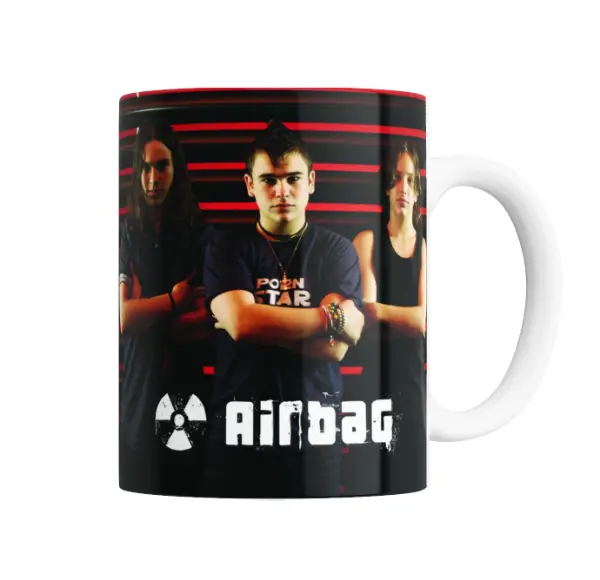 Taza de Cerámica Airbag Banda Foto Grupal