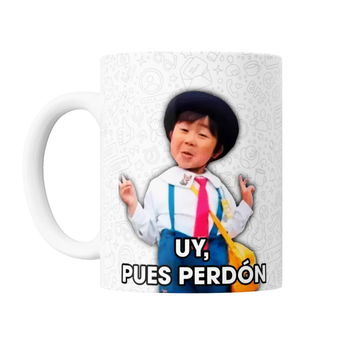 Taza de Cerámica Meme Uy Pues Perdón - vista 2