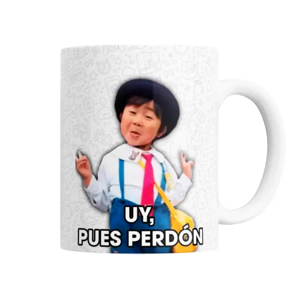 Taza de Cerámica Meme Uy Pues Perdón