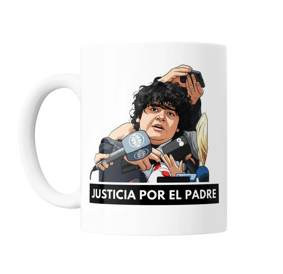 Taza de Cerámica Justicia por el Padre Meme Prensa - vista 2