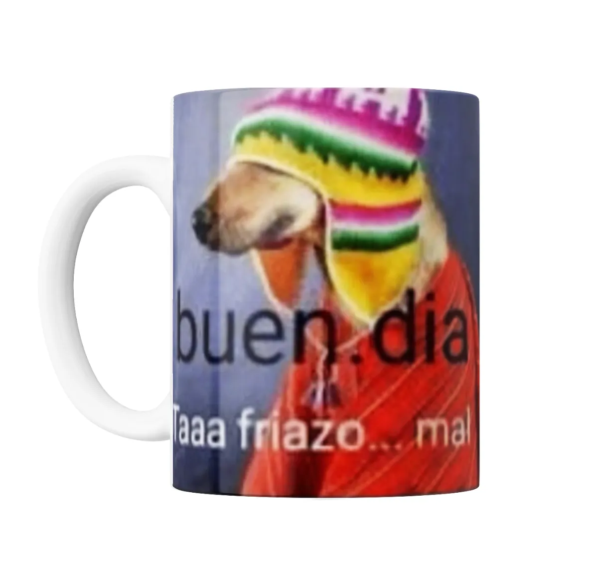 Taza de Cerámica Buen Día Taaa Friazo Perro con Gorro - vista 2