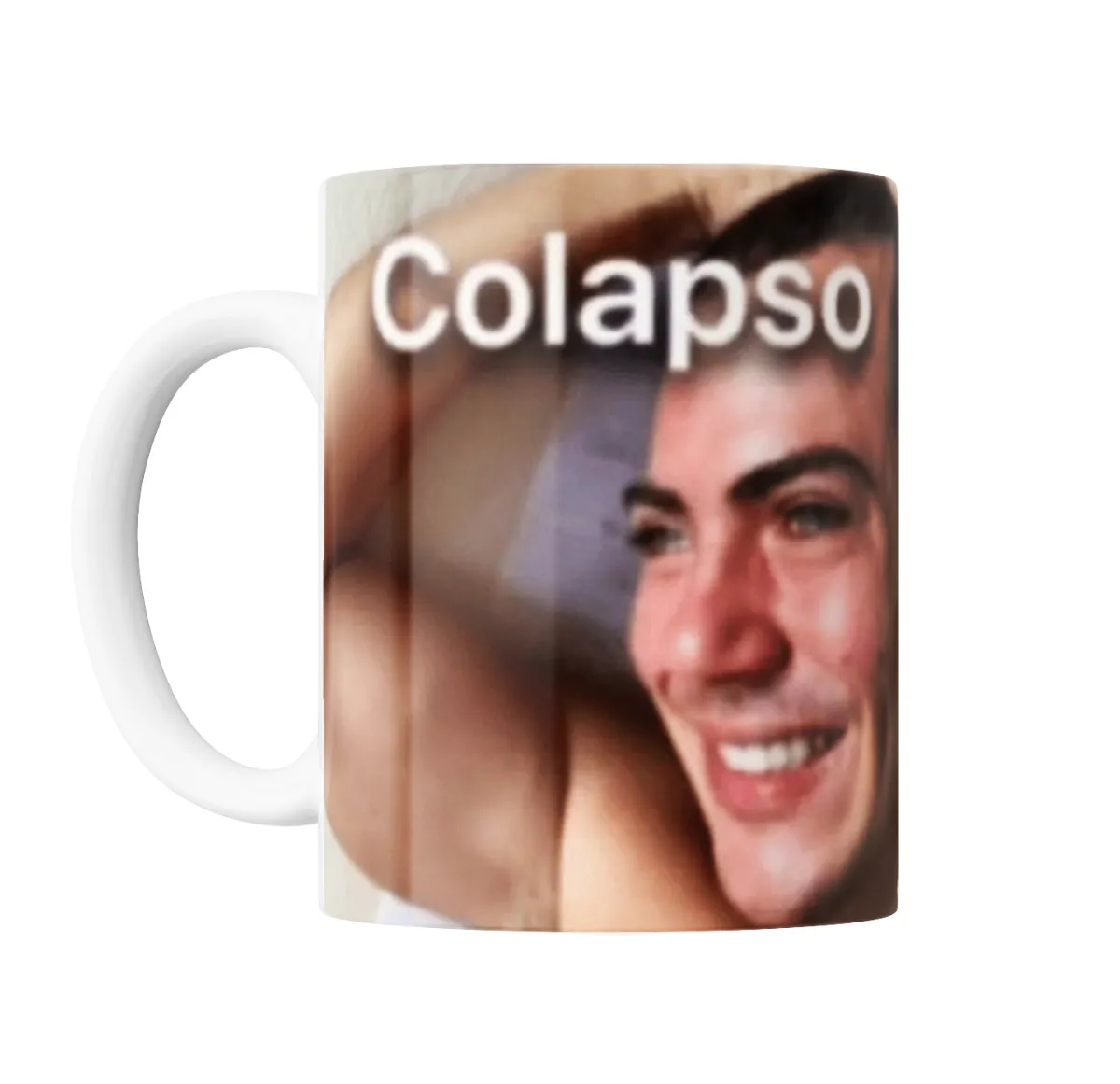 Taza de Cerámica Meme Colapso - vista 2