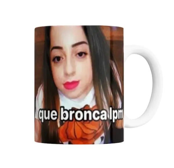 Taza de Cerámica Meme Que Bronca LPM