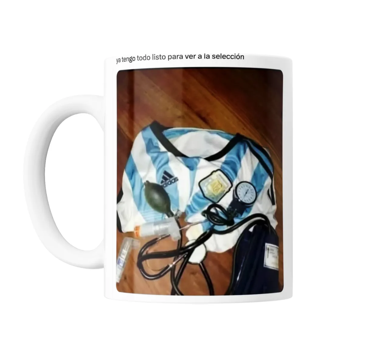 Taza de Cerámica Selección Argentina Ya Tengo Todo Listo - vista 2