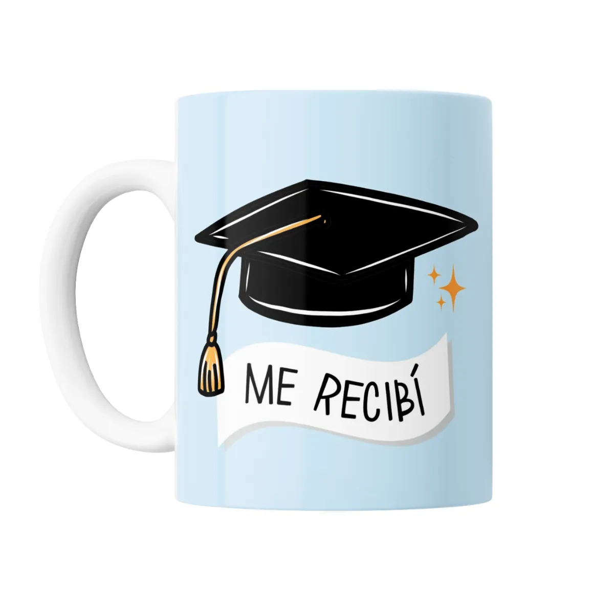 Taza de Cerámica Me Recibí Birrete de Graduación - vista 2