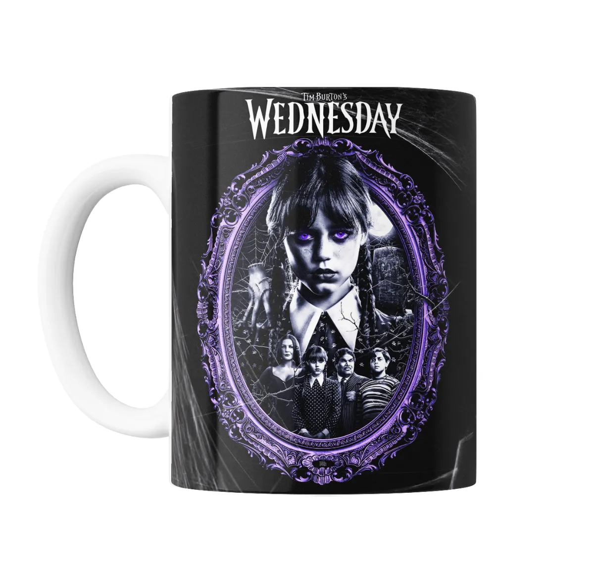 Taza de Cerámica Merlina Wednesday Addams Tim Burton - vista 2