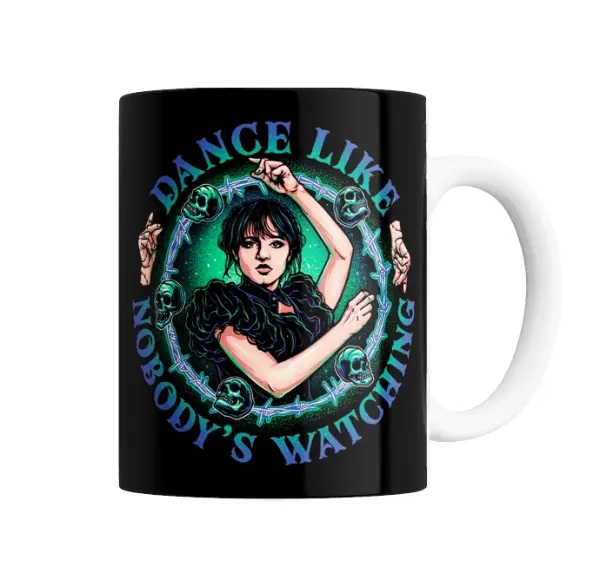 Taza de Cerámica Merlina Dance Like Nobody's Watching